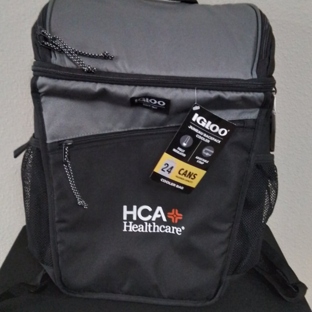 HCA Healthcare Igloo Juneau Backpack Cooler 24 Can
